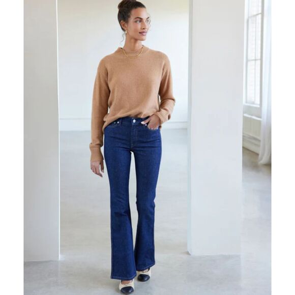 NEW AYR The Really Really Modern Flare Denim Jeans, Women's Size 31 - Picture 1 of 15